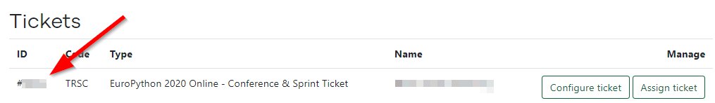 Ticket ID - 2020-07-16 12_19_22-User's Panel — EuroPython 2020 Online · 23-26 July 2020 - Iridium.png